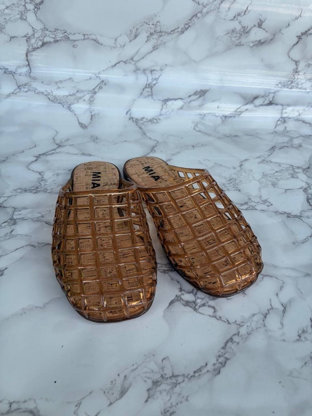 Women’s MIA Darby Metallic Slide Mules US Size 6M